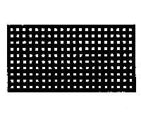 Grandt Line Products 3906 Ship Model Hatch Gratings -- 100’ Square Holes Detailing Parts