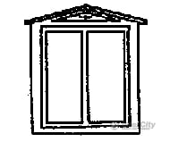 Grandt Line Products 5016 Window -- Durango Station 2-Pane Scale 36 X 44’ 91.4 112Cm Pkg(8)