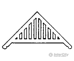 Grandt Line Products 5026 Gable Trim -- For Rio Grande Southern Stations Scratch Building Supplies