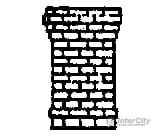 Grandt Line Products 5057 Chimney -- Drgw Style For Stations Scratch Building Supplies