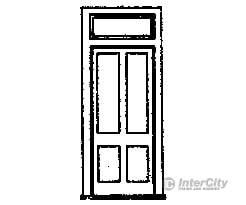 Grandt Line Products 5058 Doors -- With Frame & Transom - Drgw Station Style Pkg(3) Scratch