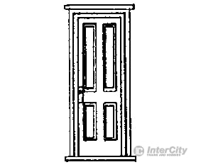Grandt Line Products 5088 Door -- Station Style W/4 Panels 30’ X 7’6’ Pkg(3) Scratch Building
