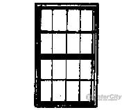 Grandt Line Products 5179 Windows -- Double-Hung Scale 42 X 72’ 107 183Cm Pkg(6) Scratch Building