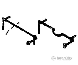 Grandt Line Products 5185 Uncoupling Levers -- Narrow Gauge Freight Cars - Delrin Scratch Building