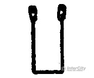 Grandt Line Products 5190 Stirrup Steps -- Rio Grande Drop-Bottom Gondola - Brown Delrin Scratch