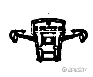 Grandt Line Products 5236 Pedestals & Journal Box Lids Pkg(4) -- Colorado Southern Detailing Parts