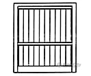Grandt Line Products 5267 Warehouse Doors --.9 X 1.05’ 2.3 2.7Cm Pkg(2) Scratch Building Supplies