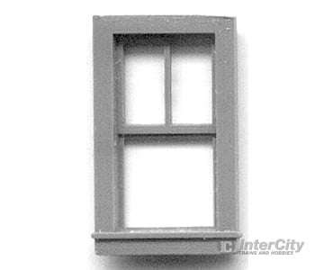 Grandt Line Products 5284 Double-Hung Windows -- 2-Over-1 Scale 28 X 48’ 71.1 122Cm Pkg(9)
