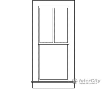 Grandt Line Products 5285 Double Hung Windows -- 2-Over-1 Scale 28 X 64’ 71.1 163Cm Pkg(9)