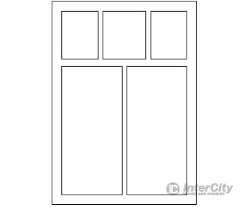 Grandt Line Products 5287 Window For Pool Hall -- 3-1 Light Scale 56 X 82’ 132 208Cm Pkg(4)