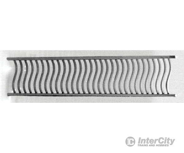 Grandt Line Products 5295 Iron Railing -- S-Curved Pkg(4) Scratch Building Supplies