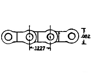 Grandt Line Products 70001 Delrin Ladder Chain -- 6’ 15.2Cm Detailing Parts