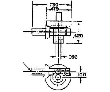 Grandt Line Products 7030 2:1 Ratio Gears & Cross Box --.078’ Coupling Less Wheels Detailing Parts