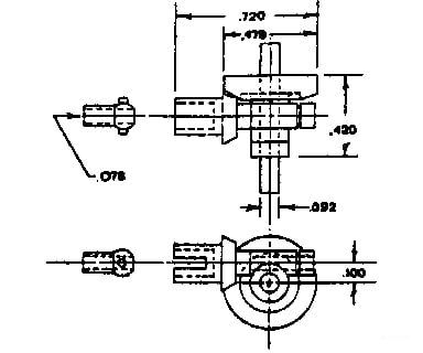 Grandt Line Products 7036 Ratio Gears 2:1 -- Cross Box.078’ Coupling Less Wheels Detailing Parts