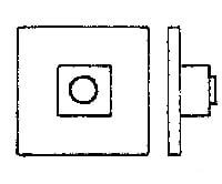 Grandt Line Products 80 2-1/2’ Square Nut On 6’ Washer Pkg(50) Detaling Parts