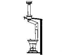 Grandt Line Products 5007 Drgw Caboose Stove W/Stack Detailing Parts