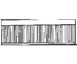 Grandt Line Products 5015 Wainscot For Durango Station Detailing Parts