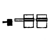 Grandt Line Products 5036 Stake Pocket W/2 U-Bolts -- Plastic Pkg(24) Scratch Building Supplies
