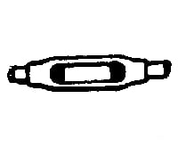 Grandt Line Products 5039 Scale Turnbuckles Pkg(24) -- Drgw-Style Cored For.015’ Wire Detailing