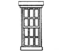 Grandt Line Products 5154 Masonry Windows -- Scale 30 X 65’ 76.2 165 Pkg(8) Scratch Building