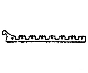 Grandt Line Products 5202 Roof Cresting - Rio Grande Southern Ophir Station Style Pkg(3) Scratch