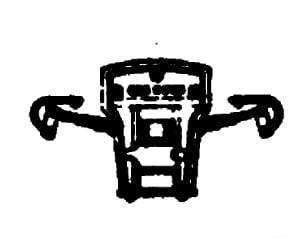 Grandt Line Products 5236 Pedestals & Journal Box Lids Pkg(4) -- Colorado Southern Detailing Parts