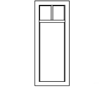Grandt Line Products 5288 3-Pane Windows -- 2-Over-1 Scale 27 X 78’ 68.6 198Cm Pkg(6) Scratch