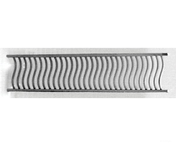 Grandt Line Products 5295 Iron Railing -- S-Curved Pkg(4) Scratch Building Supplies