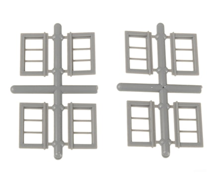 Grandt Line Products 5303 Window -- Horizontal 3-Pane Scratch Building Supplies