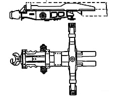 Grandt Line Products 120 Economy Draft Gear & Bolster Set -- Rio Grande Hi-Side Gondola Detaling