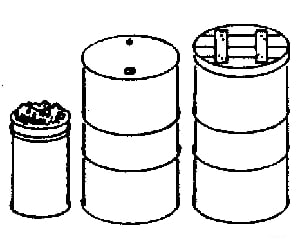 Grandt Line Products 3013 55-Gallon Drums Fire Barrel Lids & Spike Cans Scenic Details