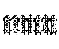 Grandt Line Products 3501 Balcony Railings -- Wells Fargo Scratch Building Supplies