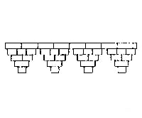 Grandt Line Products 3504 Brick Cornices -- Wells Fargo Scratch Building Supplies