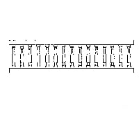 Grandt Line Products 3527 Victorian Turned Spindle Balustrade Pkg(3) Scratch Building Supplies