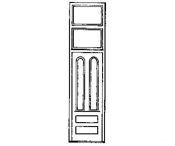Grandt Line Products 3625 Single Door -- 33 X 12’ Scratch Building Supplies