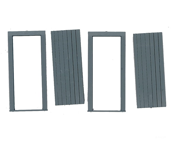 Grandt Line Products 3633 Door - Planked 30 X 66’ -- With Z-Brace Pkg(2) Scratch Building Supplies