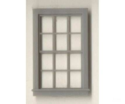 Grandt Line Products 3701 Double-Hung Windows -- 12-Pane - Scale 36 X 64’ 91.4 163Cm Pkg(4)