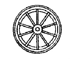 Grandt Line Products 38 Cast Iron Railcar Wheels -- 20 10-Spoke Couplers & Trucks