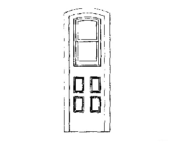 Grandt Line Products 3813 Combine Or Baggage Car End Doors -- Sandy River & Rangeley Lakes