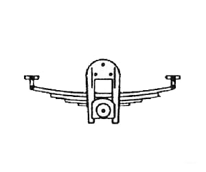 Grandt Line Products 41 Railcar Pedestal/Springs -- Sandy River & Rangeley Lakes Detaling Parts