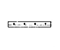 Grandt Line Products 9004 Dummy Fish Plates -- Code 100 Detailing Parts