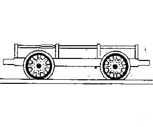 Grandt Line Products 3012 Fairmont 36 Gauge Pushcar Kit -- Rio Grande Freight Cars