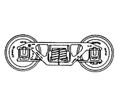 Grandt Line Products 3073 Andrews Trucks -- 56 Wb Brown Delrin Couplers &