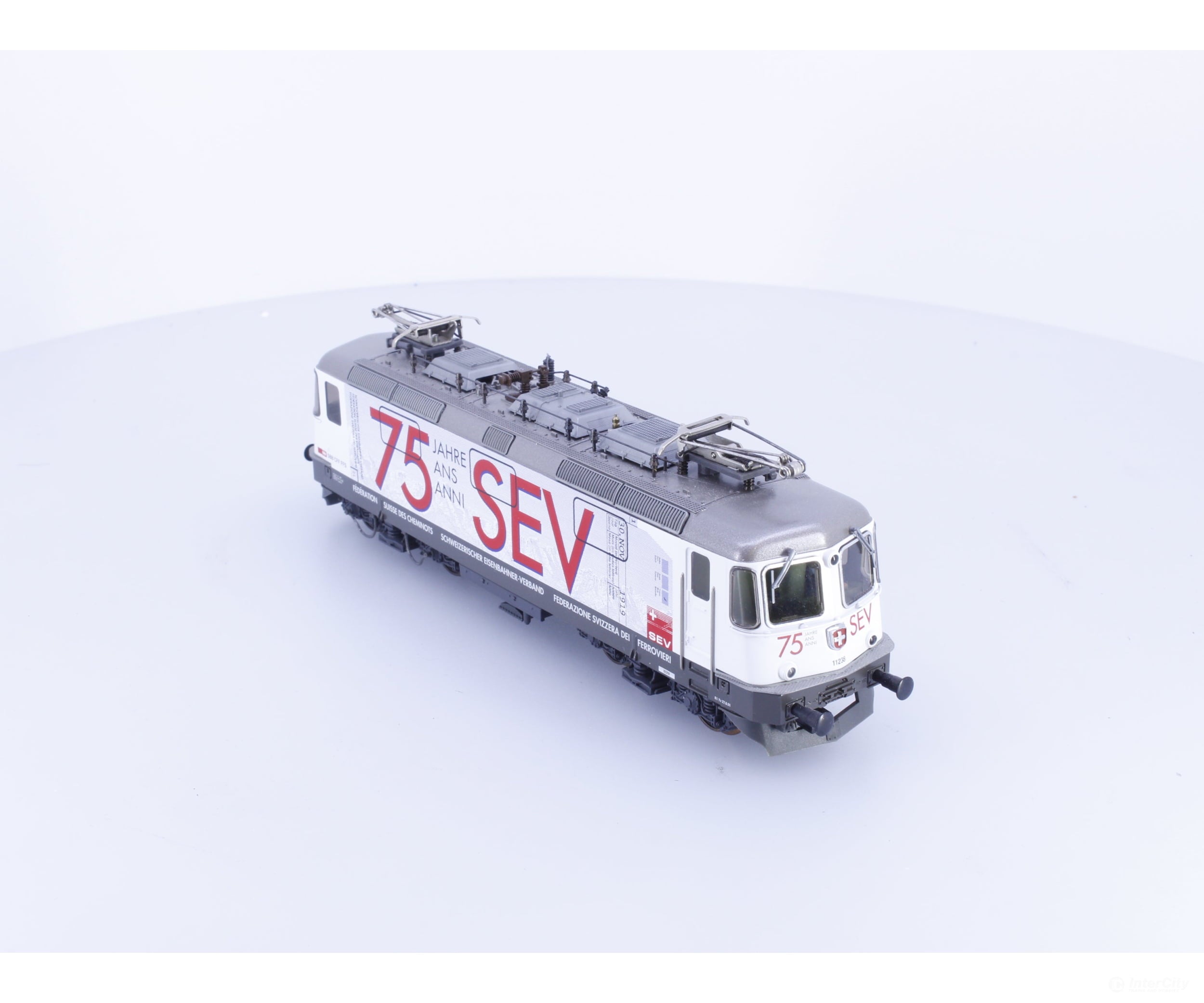 HAG 089 HO SBB-CFF-FFS Re 4/4 Electric Locomotive SEV 75th Anniversary 11238 DCC - European Locomotives