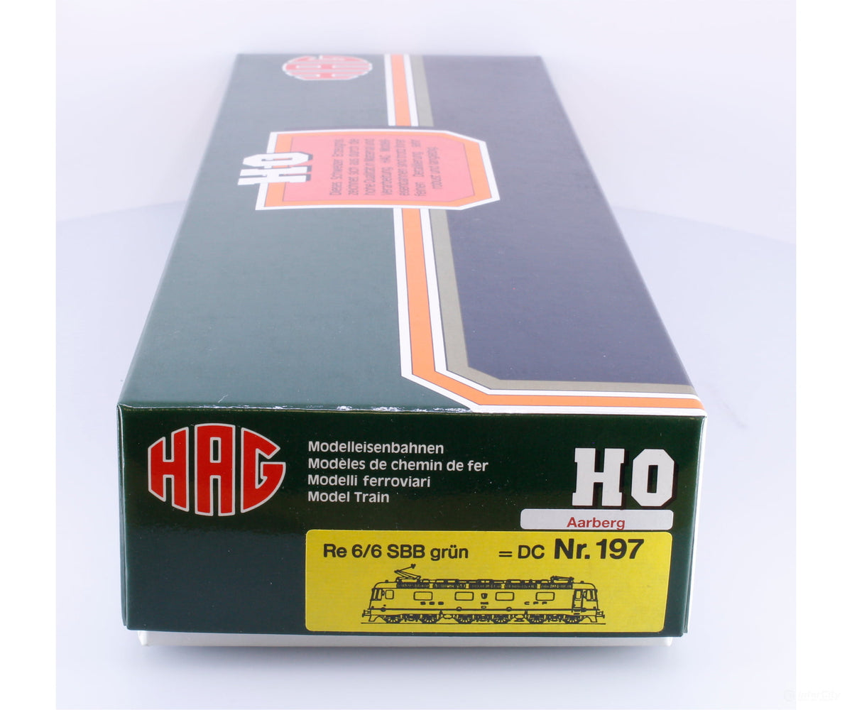 HAG 11082-31 HO SBB-CFF-FFS Ae 6/6 Cargo Electric Locomotive Burgdorf with Anniversary Logo 486-3 DCC - European