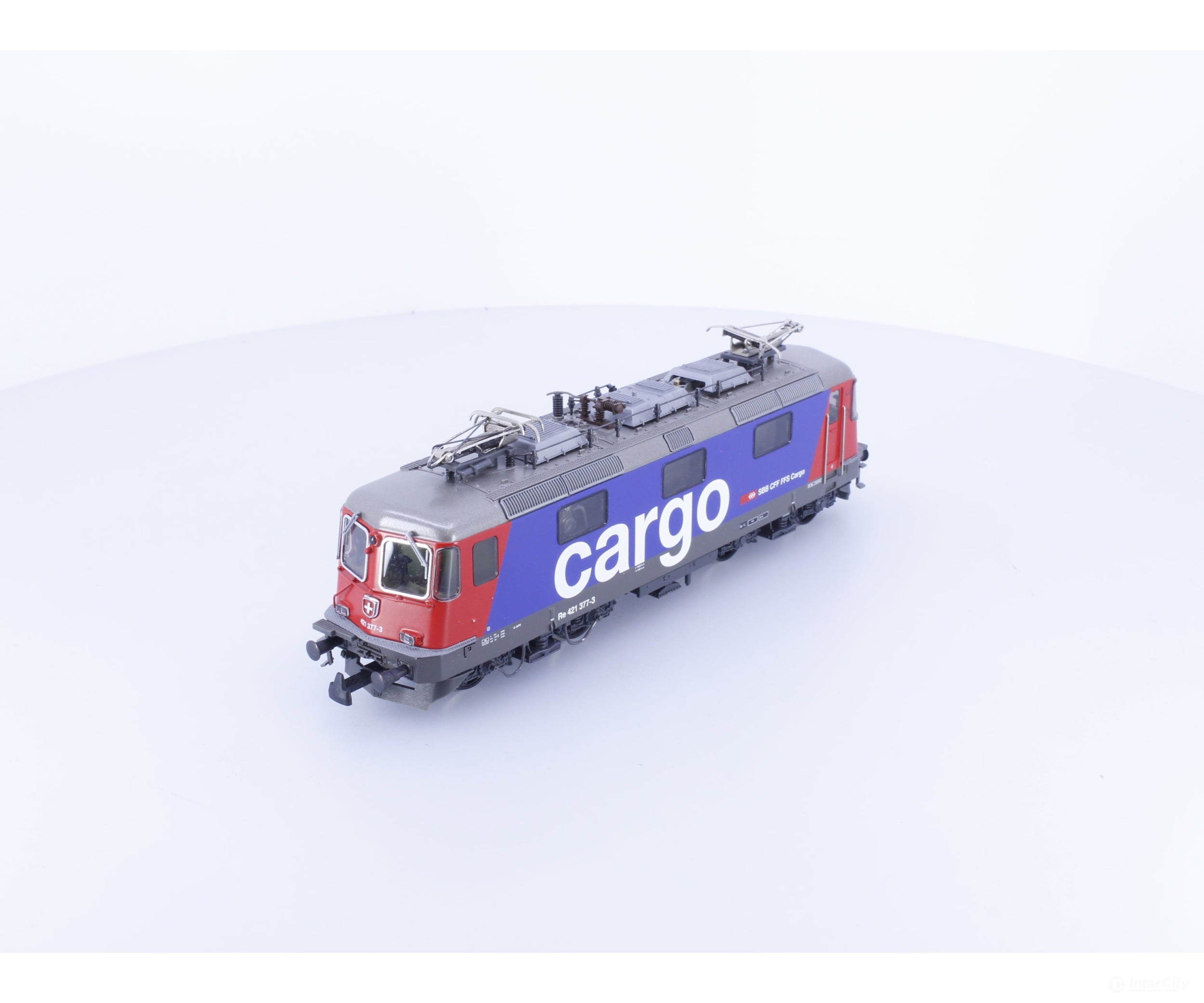 HAG 166 HO SBB-CFF-FFS Re 4/4 II Rot E-Lok Cargo 377-3 DCC - European Locomotives