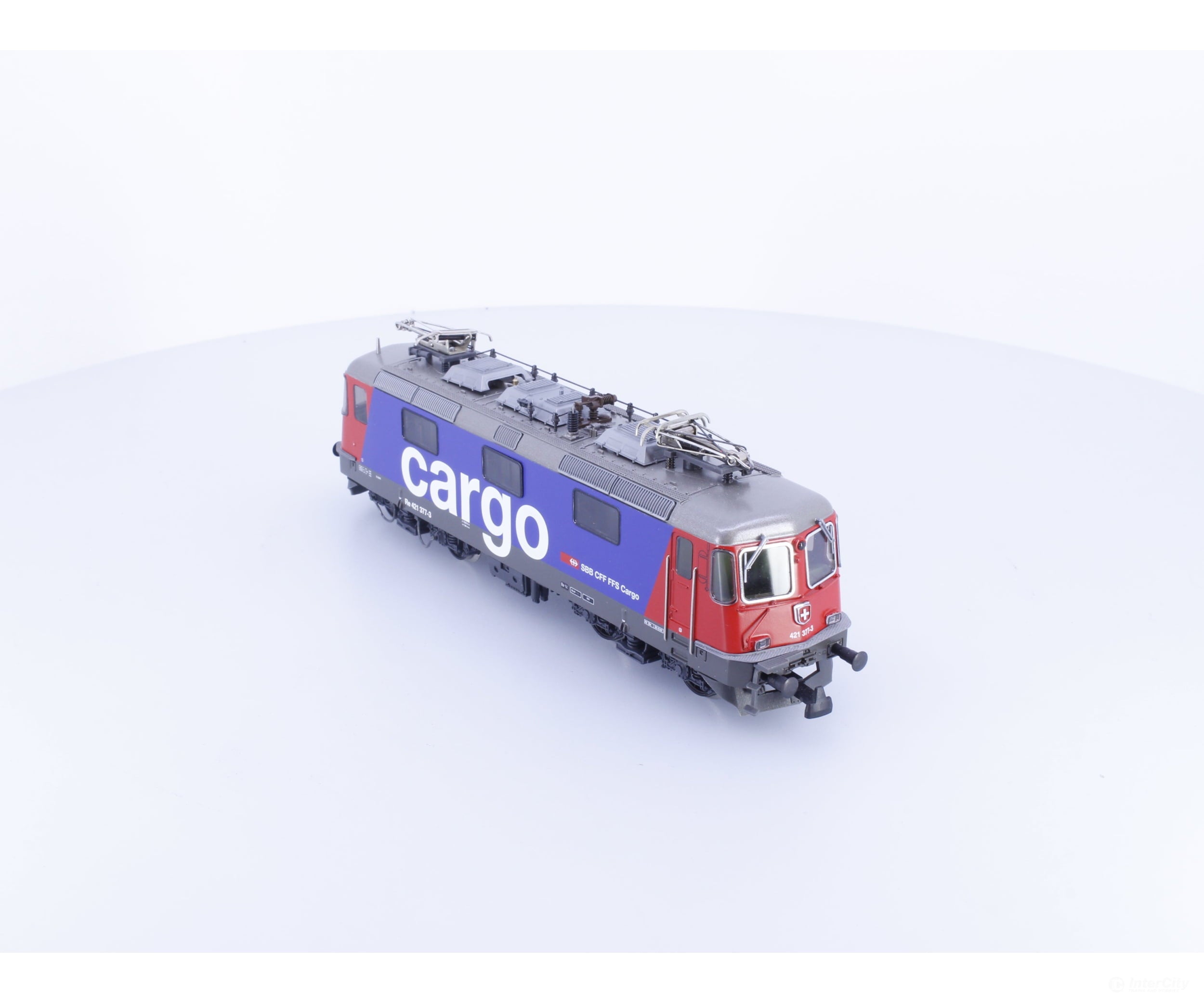 HAG 166 HO SBB-CFF-FFS Re 4/4 II Rot E-Lok Cargo 377-3 DCC - European Locomotives