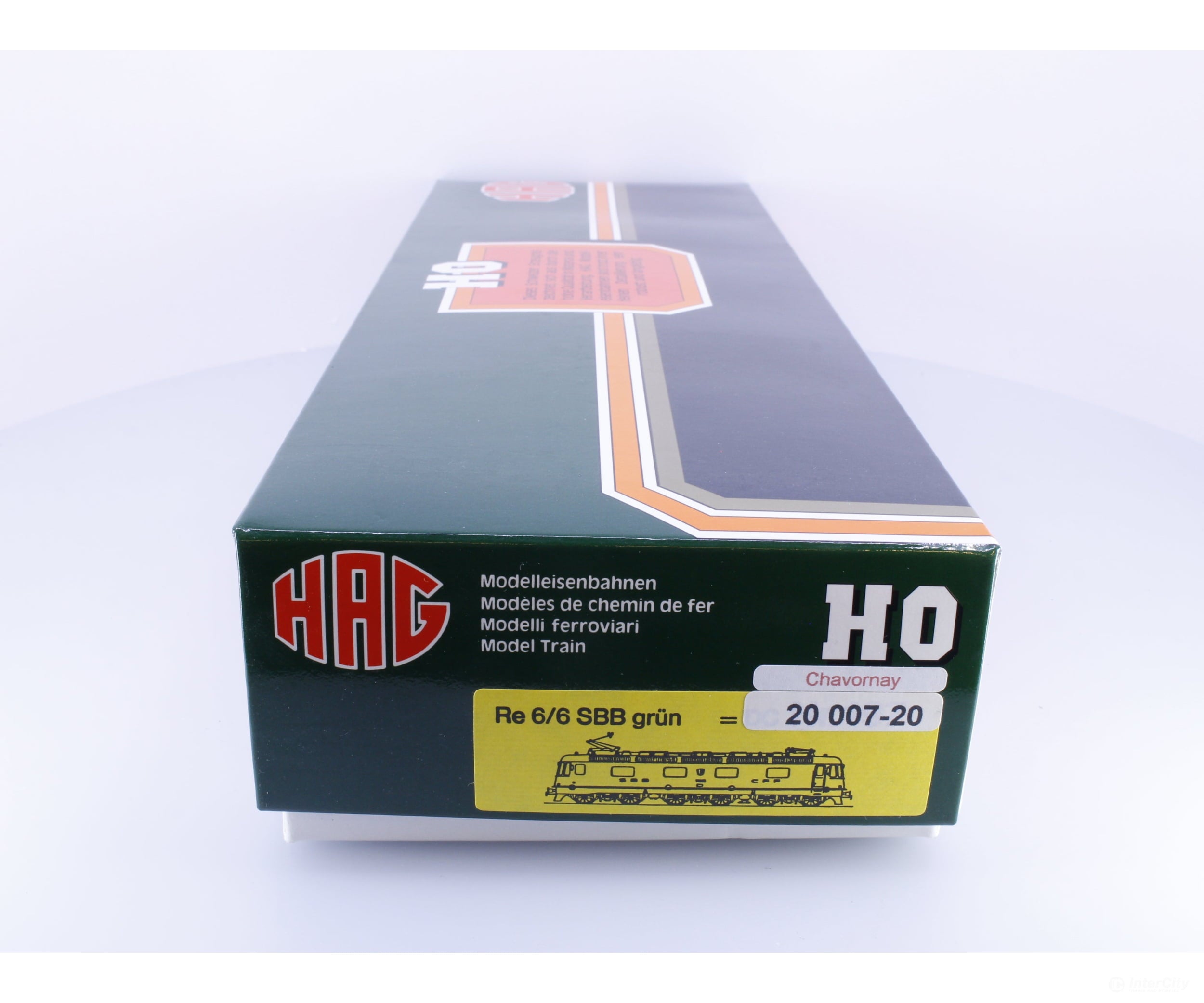 HAG 20007-20 HO SBB-CFF-FFS Re 6/6 Electric Locomotive Grun Chavornay 11659 DCC - European Locomotives