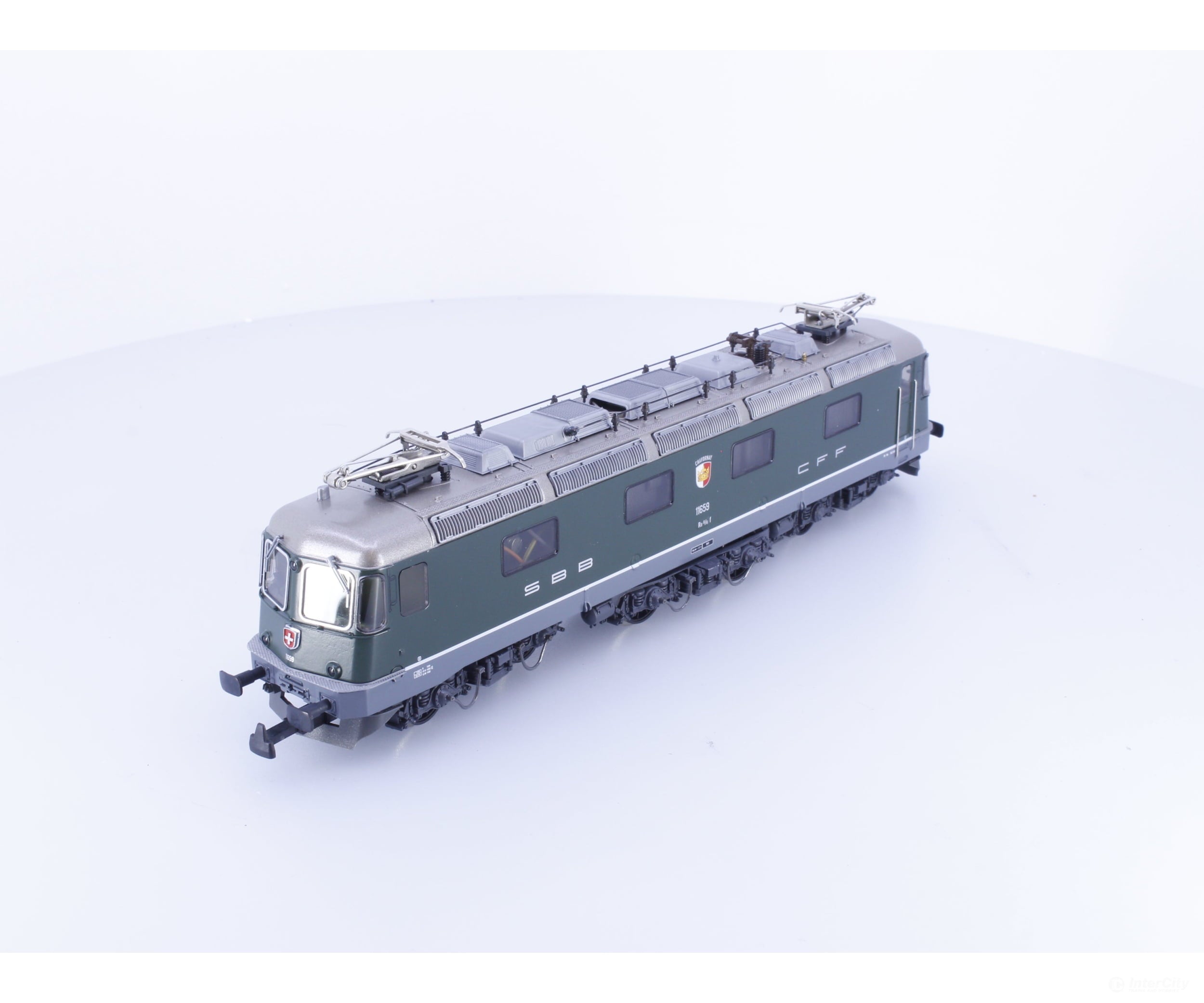 HAG 20007-20 HO SBB-CFF-FFS Re 6/6 Electric Locomotive Grun Chavornay 11659 DCC - European Locomotives