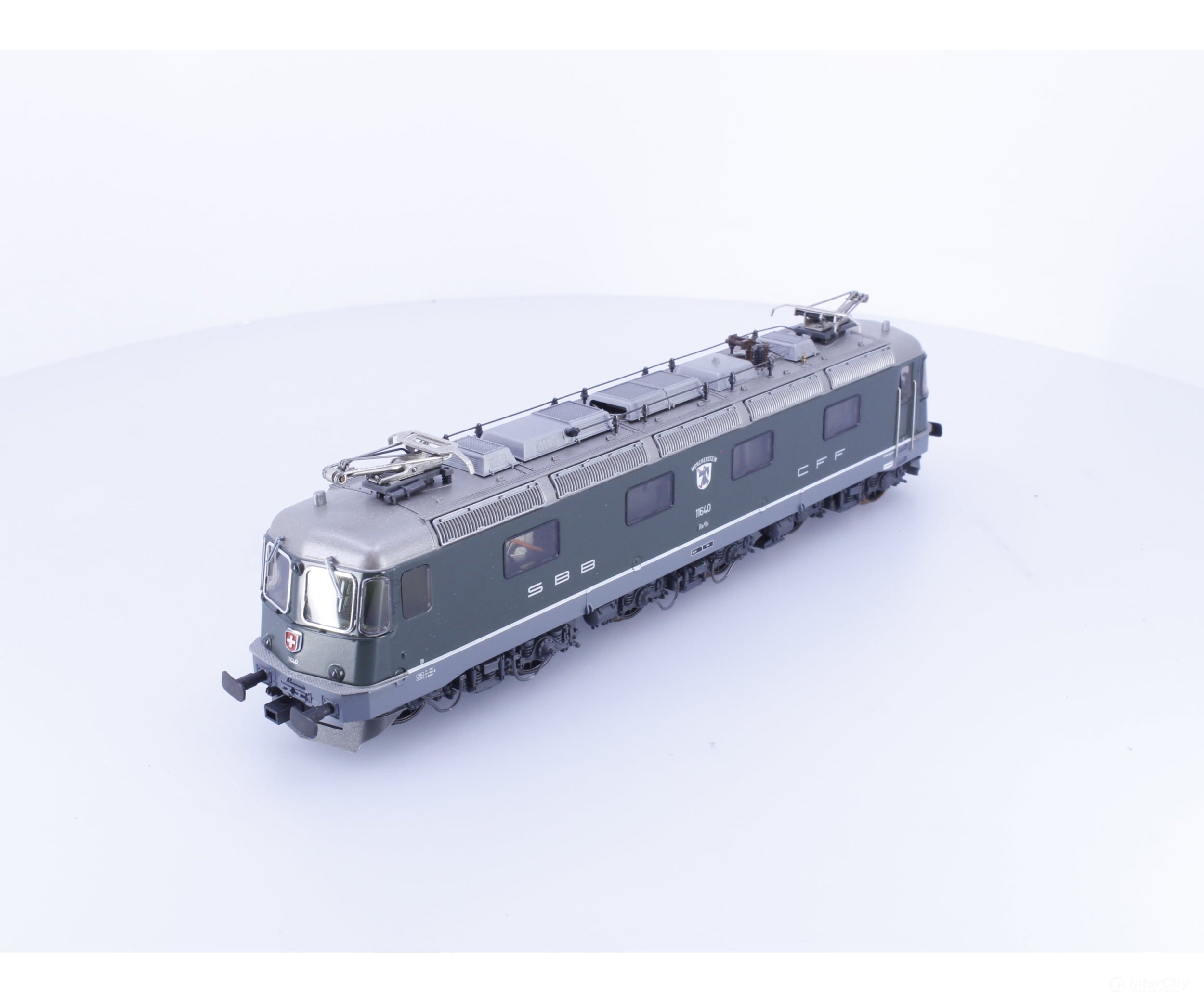 HAG 206 HO SBB-CFF-FFS Re 6/6 Electric Locomotive Grun Munchenstein 11640 DCC - European Locomotives